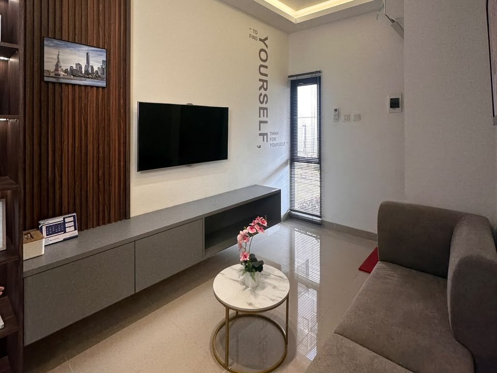Nawasena tipe 36, ruang tamu full furnish